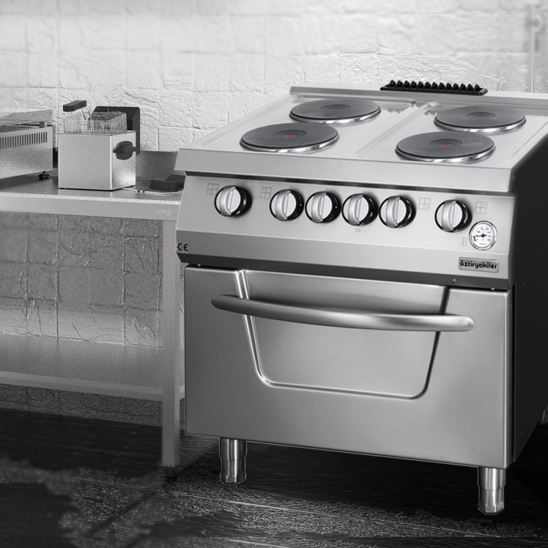 Cocina eléctrica con horno covección
