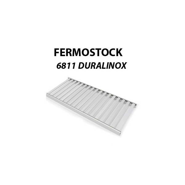 6811 - Parrilla completa en aluminio DURALINOX para familia de estanterías FERMOSTOCK
