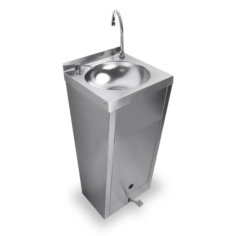 Lavamanos Acero Inoxidable con Pedal