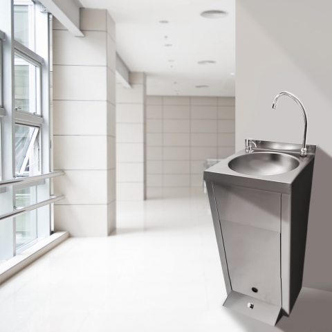 Lavamanos INOX de Pie