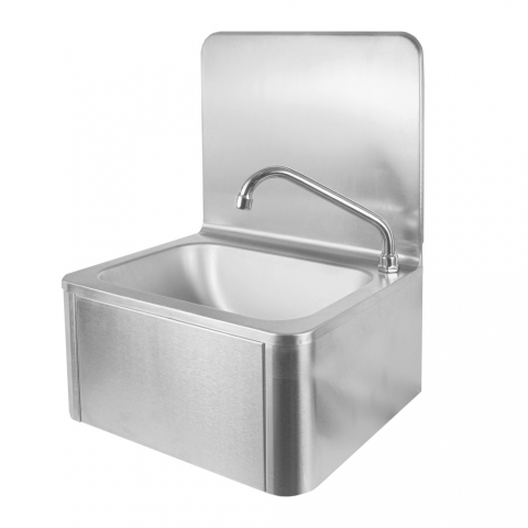 Lavamanos Mural Industrial de Acero Inoxidable