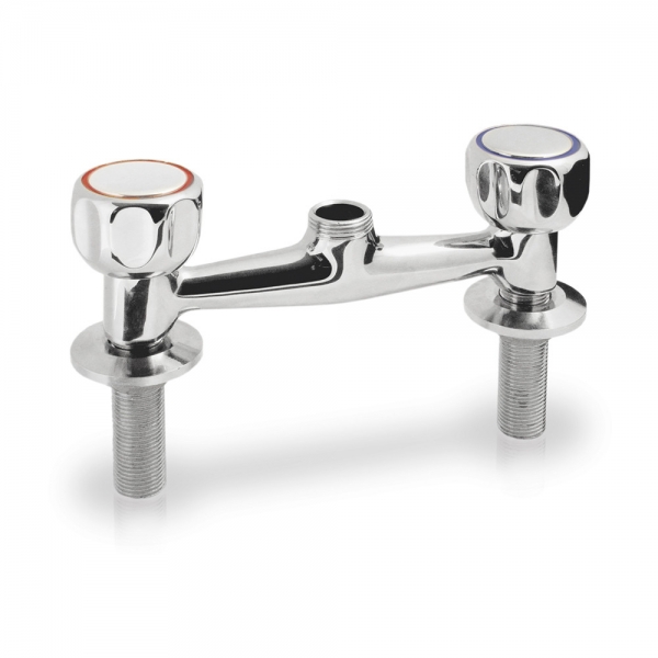 Batería grifo pomo 2 aguas para cocina industrial ZN-2-BAT