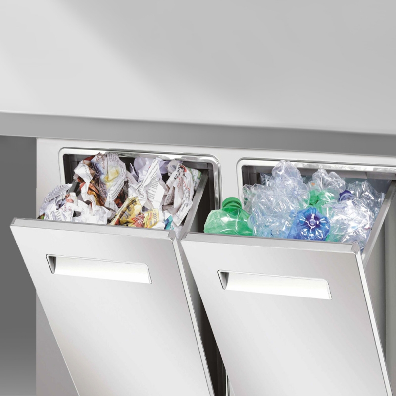 Mueble cocina top basura
