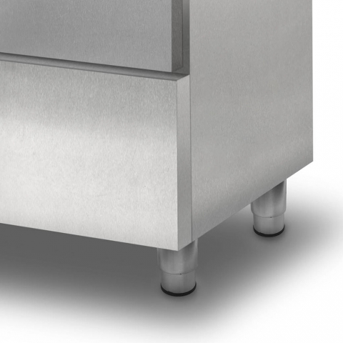 Pata acero inoxidable mueble cocina industrial