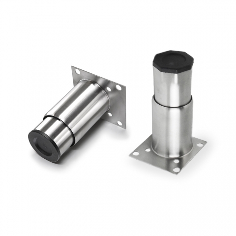 Pata mueble regulable acero inoxidable