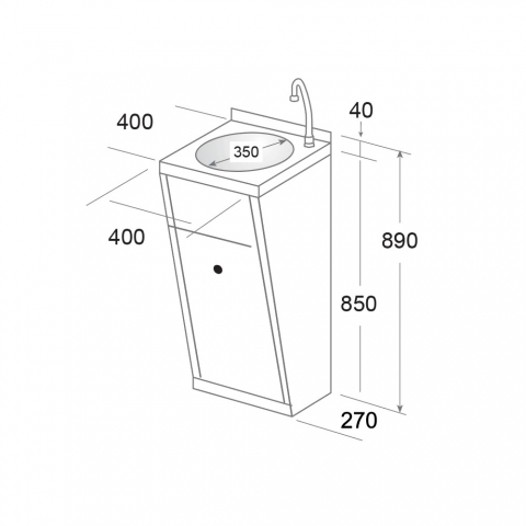 Lavamanos Acero Inoxidable
