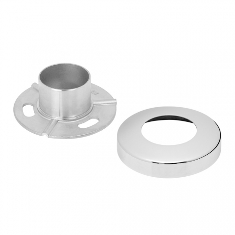 Base tubo redondo para barandilla Base tubo redondo para barandilla