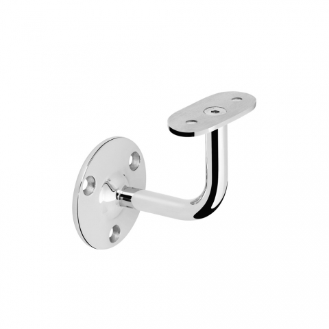 Soporte Pasamanos de Tubo Plano