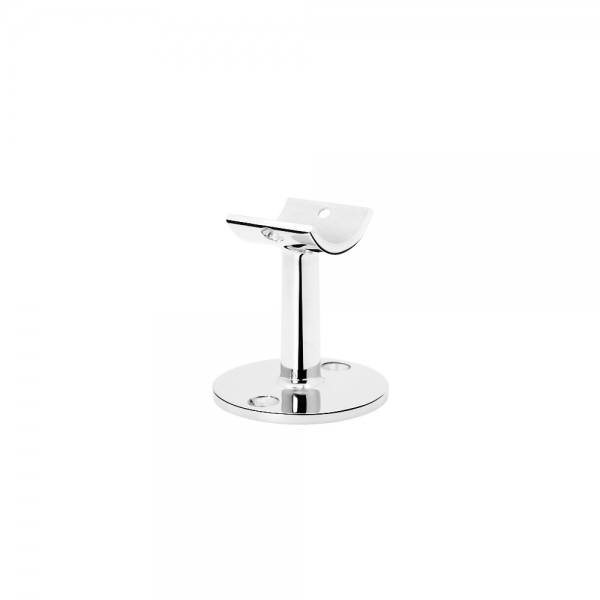 Soporte de acero inoxidable para pasamanos de tubo redondo