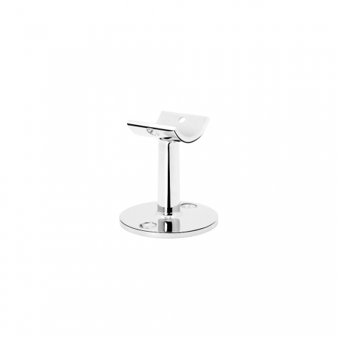 Soporte de acero inoxidable para pasamanos de tubo redondo