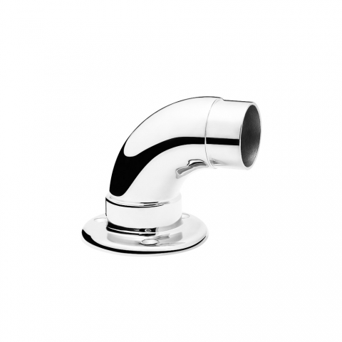 Conector tubo redondo a pared para pasamanos Conector tubo redondo a pared para pasamanos