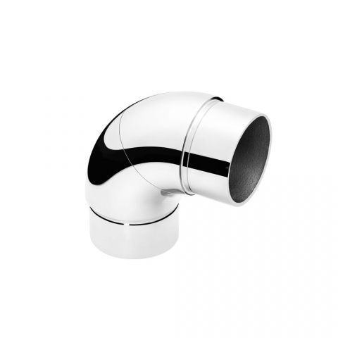 Codo regulable para pasamanos de tubo redondo Codo regulable para pasamanos de tubo redondo