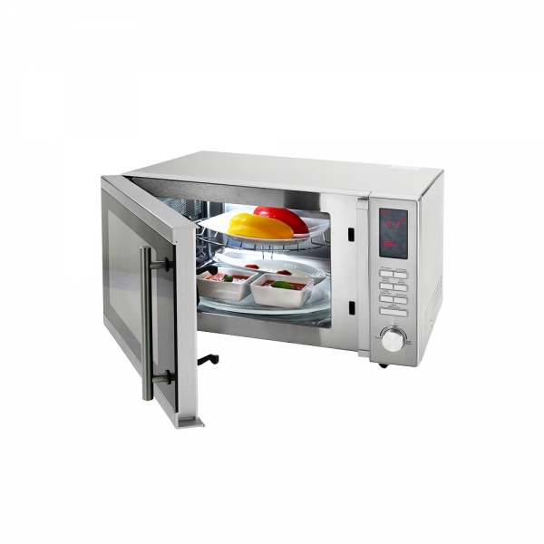 Horno microondas 900W semiprofesional HMG25E, capacidad 25 litros, con grill