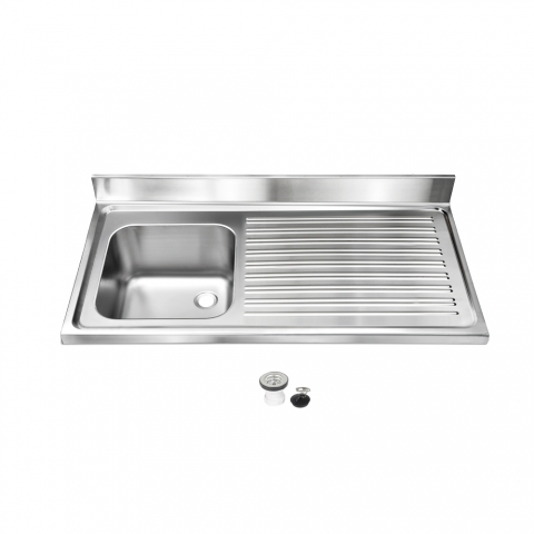 Fregadero 1 seno acero inoxidable industrial