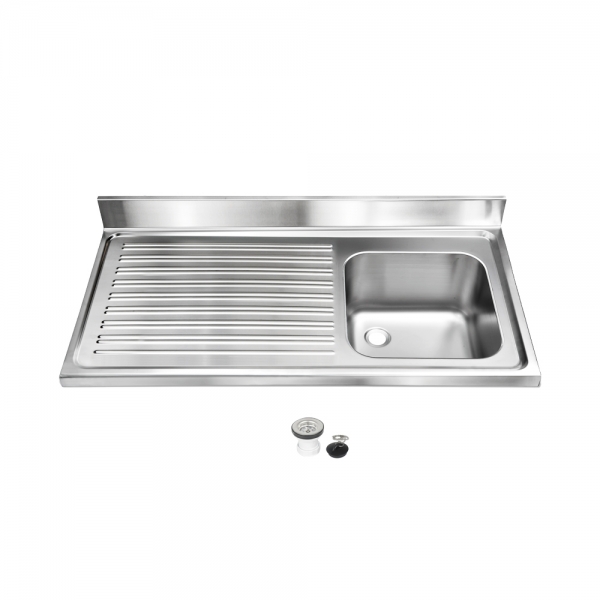 Fregadero con escurridor de Acero INOX