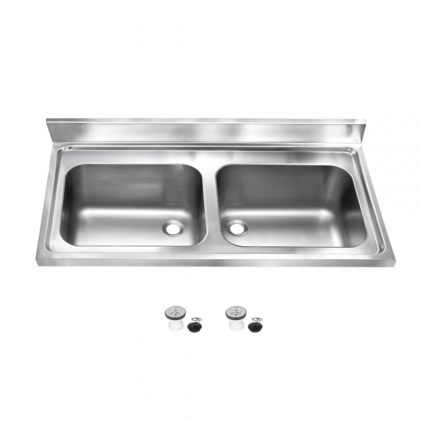 Fregadero cocina industrial dos senos