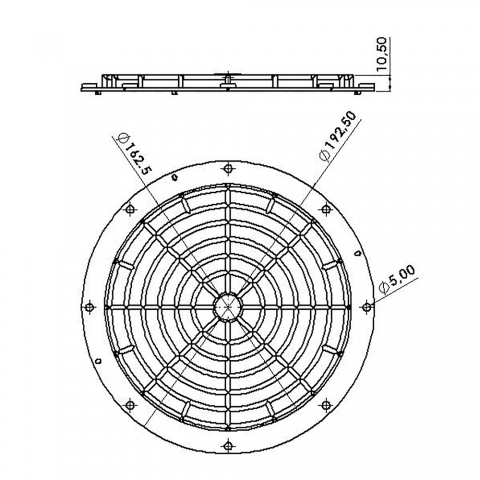 Medidas Tapa para Ventilador Industrial