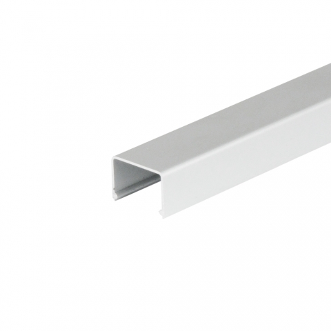 Perfil Embellecedor para Cremallera de Estantes Regulables