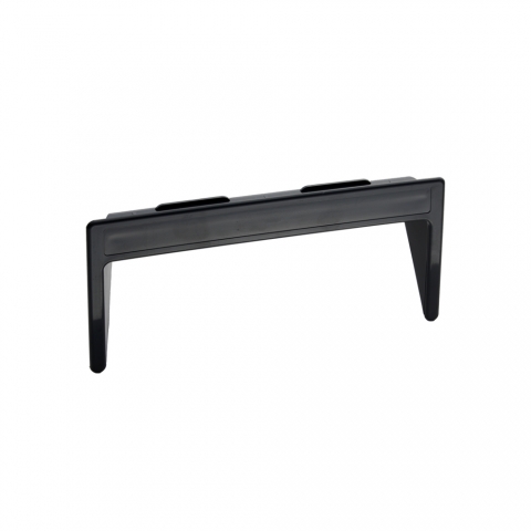 Tirador en plástico gris para empotrar