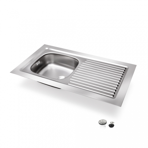 Fregadero 1 seno Acero Inoxidable