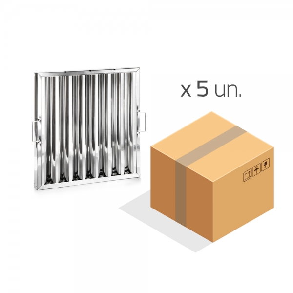 Filtro de Campana Extractora INOX pack x5