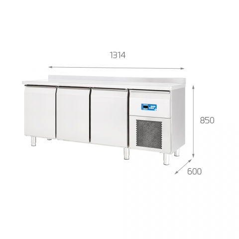 Medidas Mesa Congeladora 3 Puertas