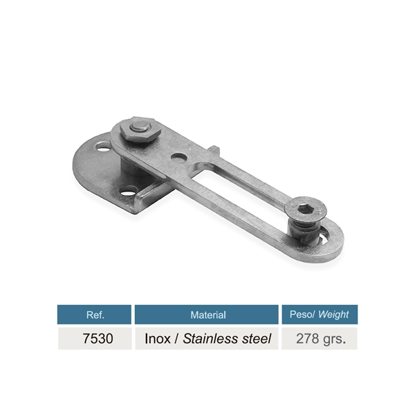 Articulación para maneta sistema corredera industrial