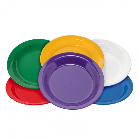 Plato llano cadete en policarbonato para Colectividades Plato llano cadete en policarbonato para Colectividades
