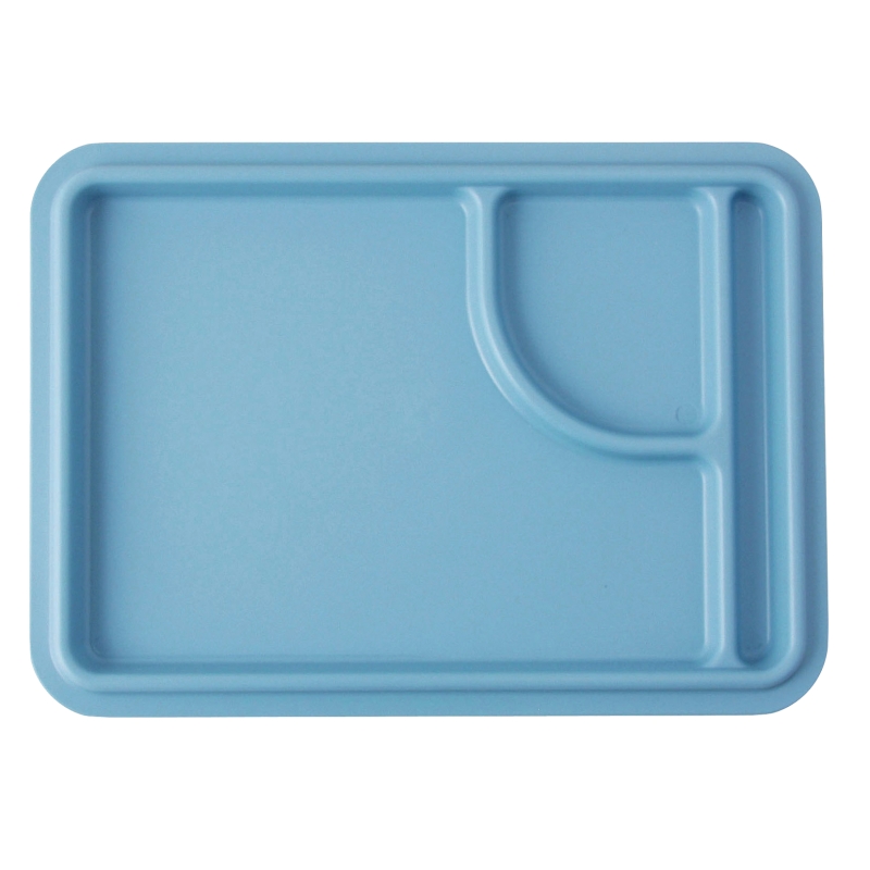 Bandeja rectangular de tres compartimentos Bandeja rectangular de tres compartimentos