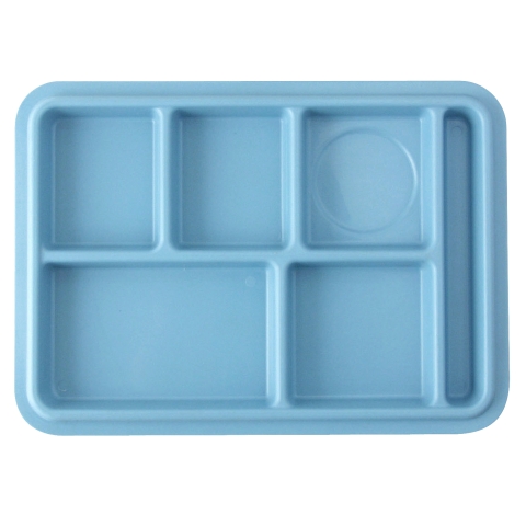 Bandeja de 6 compartimentos para colectividades