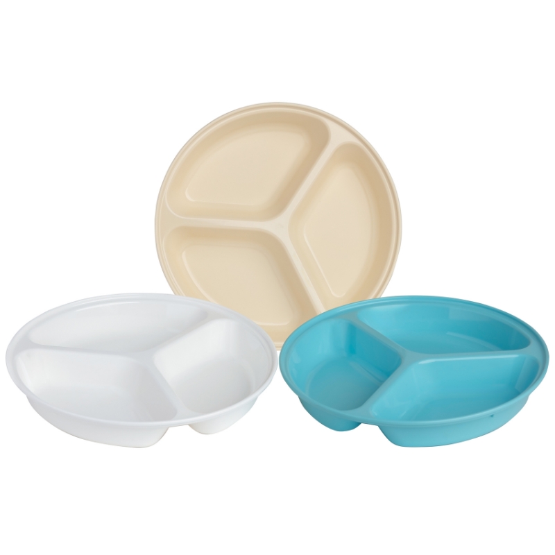 Plato de 3 compartimentos para colectividades Plato de 3 compartimentos para colectividades