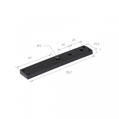 Medidas Suplemento para Bisagra G-430/435