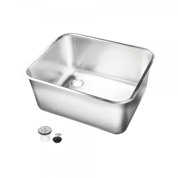 Seno fregadero industrial de hostelería Acero INOX para soldar en varias medidas - VD