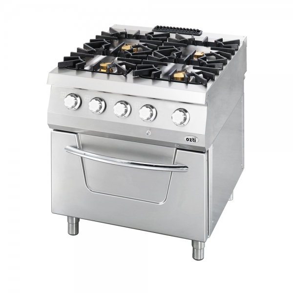 Cocina Industrial a Gas con Horno Hostelería de 8 KW