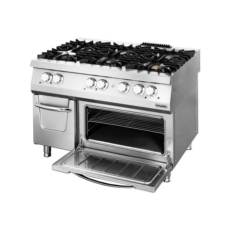 Cocinas Industriales de Gas con Horno de Hostelería