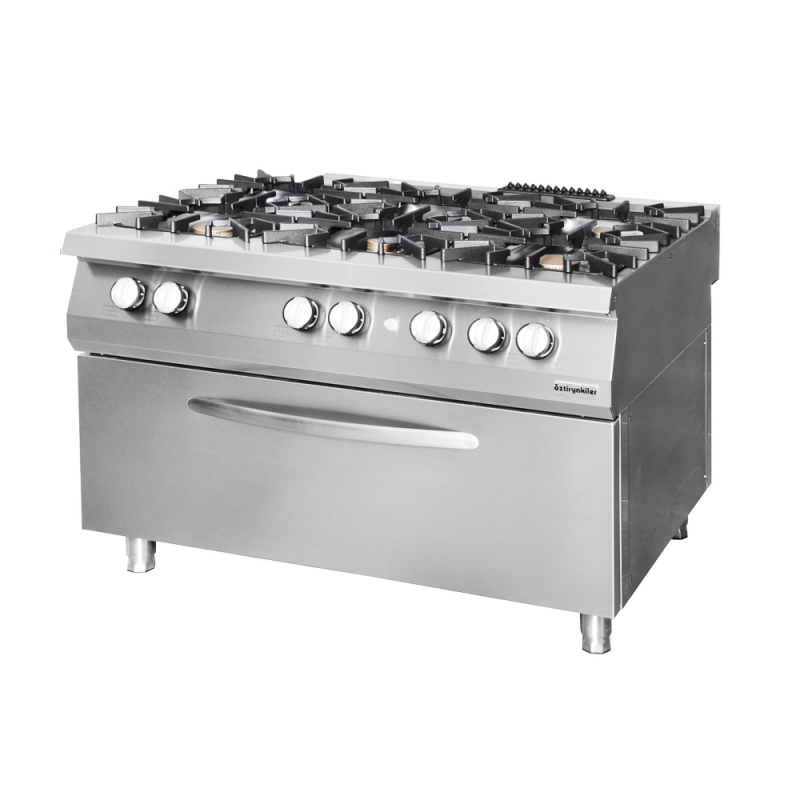 Cocina Restaurante con Horno Panorámico a Gas