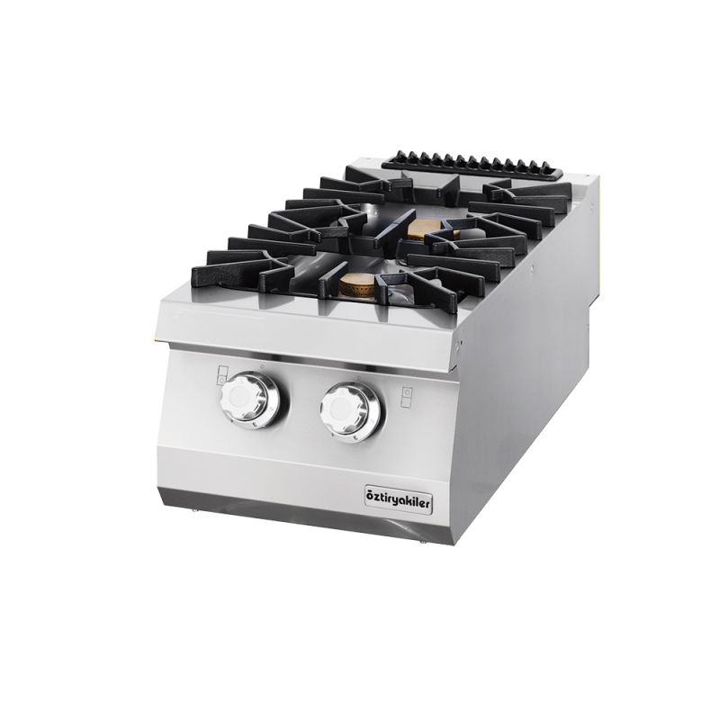 Cocina Gas 2 Fuegos Sobremesa Industrial