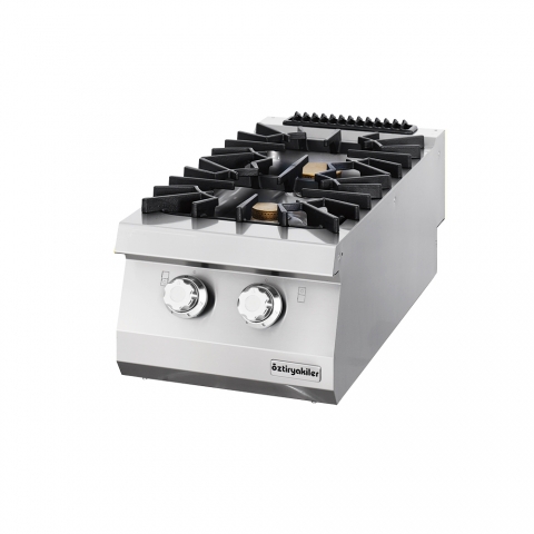 Cocina Gas 2 Fuegos Sobremesa Industrial