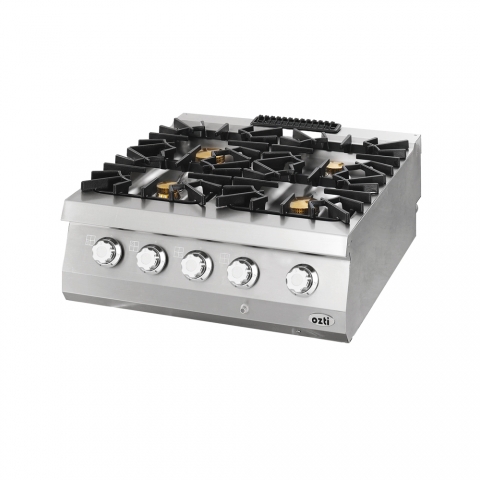 Cocina Industrial 4 Fuegos de Sobremesa