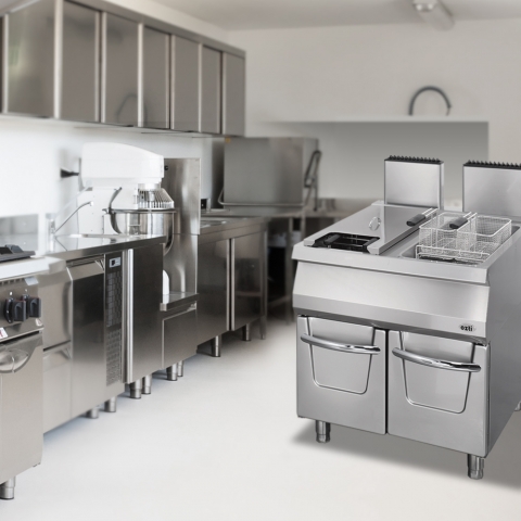 Freidora Industrial a Gas Doble