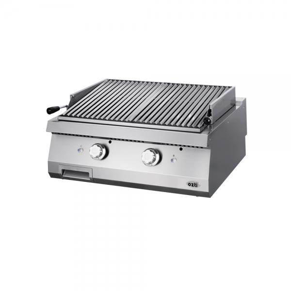 Barbacoa a gas industrial