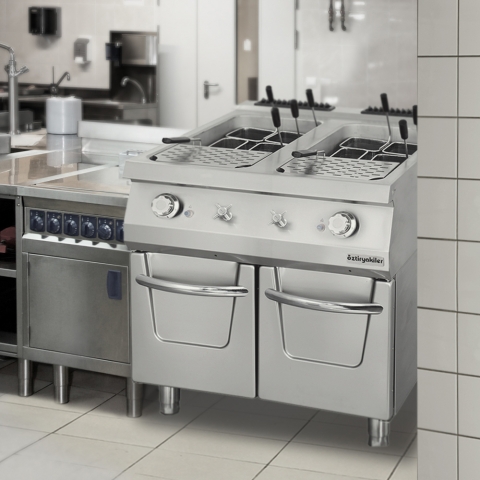 Cocedor de pasta a gas 18 KW