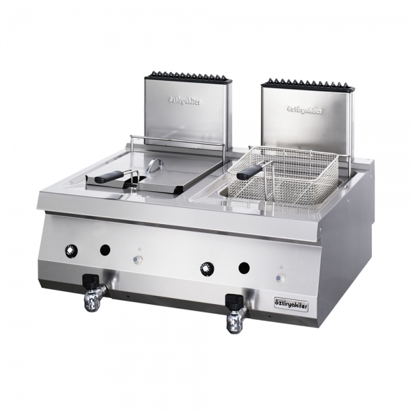 Freidora industrial a gas para hostelería