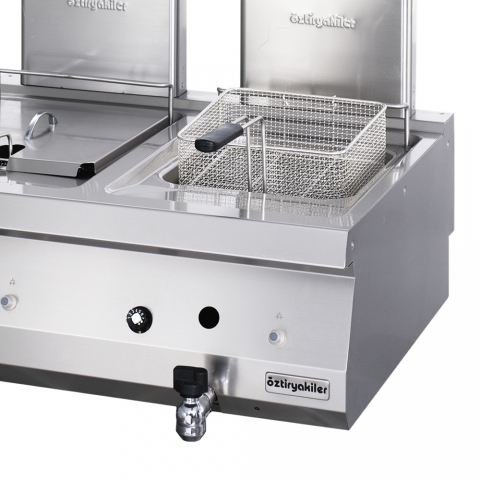 Freidora Doble Industrial a Gas