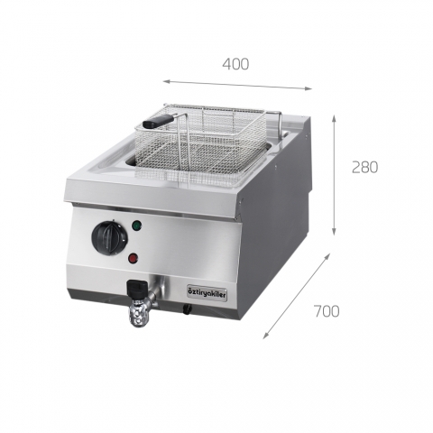 Freidora 12 Litros Industrial