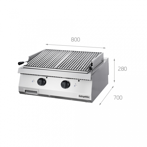 Barbacoa Piedra Volcánica Industrial