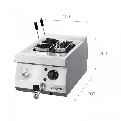 Medidas Cocedor de pasta eléctrico