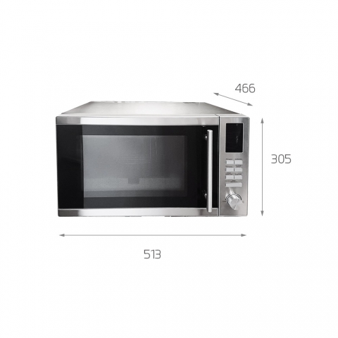 Medidas Horno microondas convección