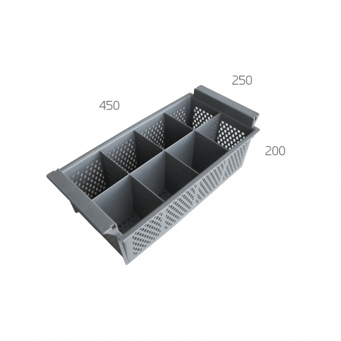 Cesta Cubiertos Lavavajillas Industrial