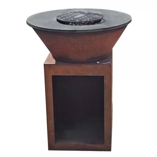 Barbacoa Circular Exterior de Hierro Fundido